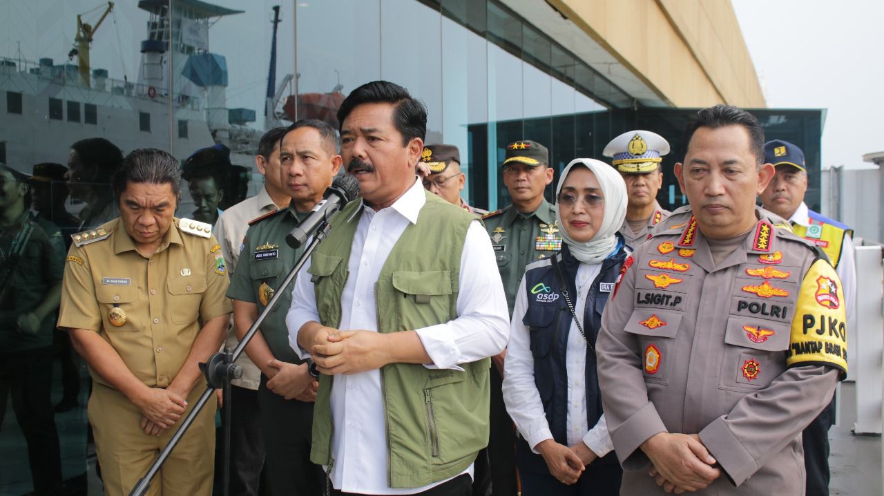 Tinjau Kesiapan Pelabuhan Merak, Menkopolhukam Pastikan ASDP Siap Hadapi Lonjakan Penumpang Ferry