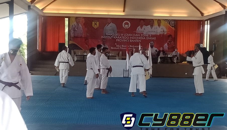 Ghasuku Serta ujian DAN zone3 INKAI Cilegon Berlangsung Tertip dan Lancar 