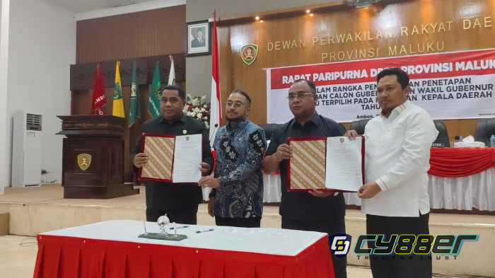 DPRD Maluku Umumkan Paslon Terpilih Hasil Pilkada