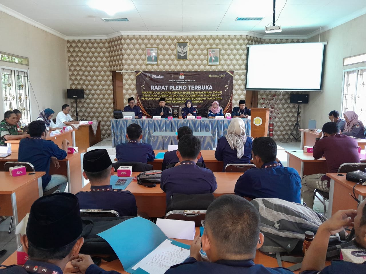 PPK Kecamatan Purabaya Gelar Pleno Terbuka DPHP Pilkada 2024