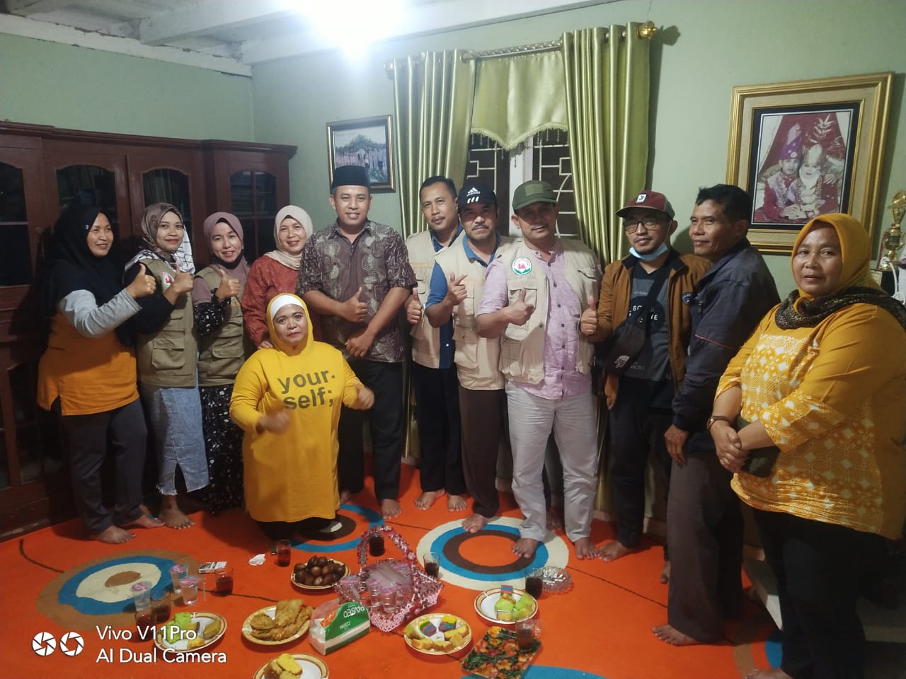 Siraturahmi dan Ucapan Selamat TPM Al Ikhlas  Kepada Kepala Pekon Terpilih.