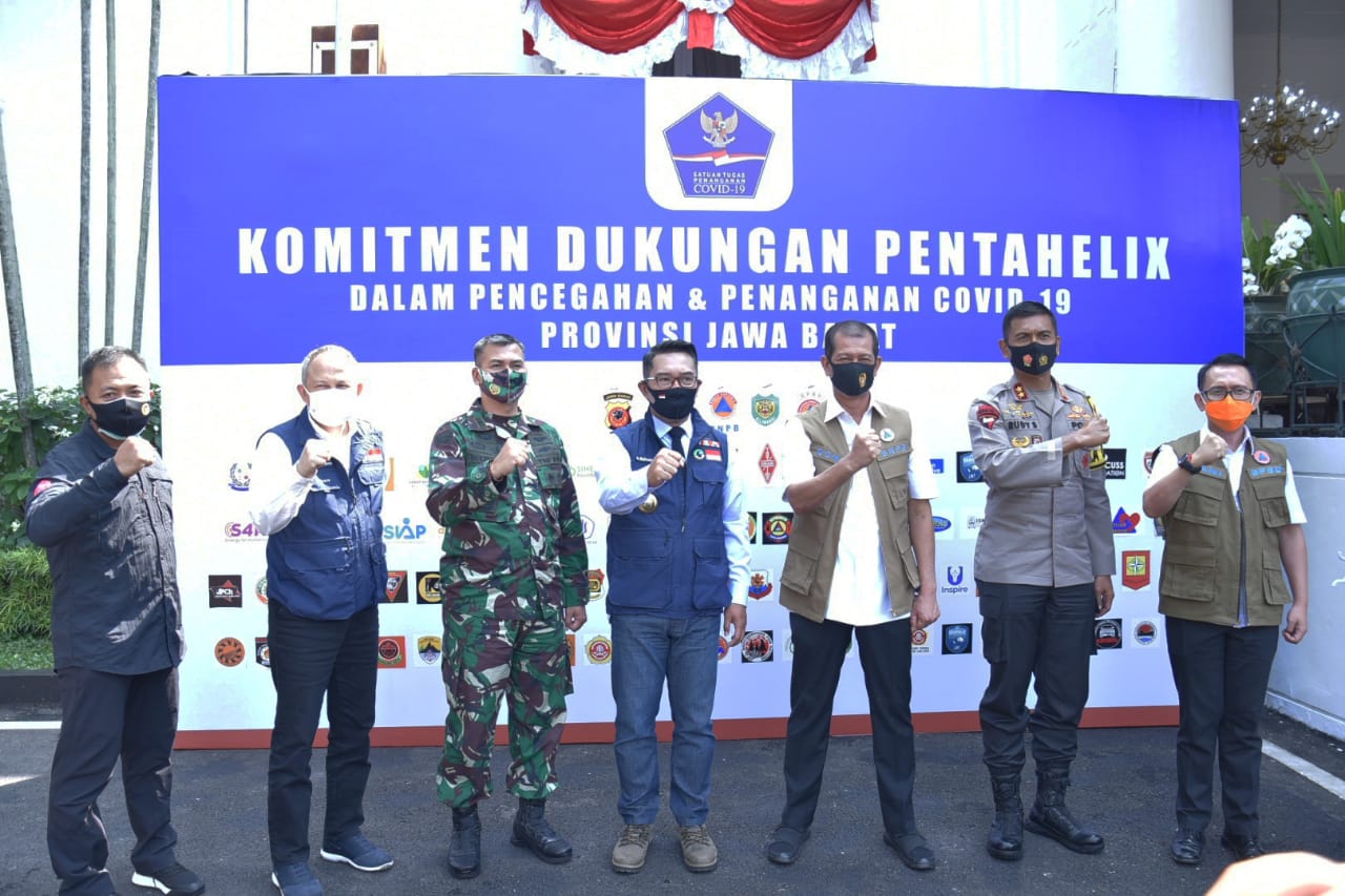 Hadapi Masalah Penanganan Covid-19, Kapolda Jabar Terima Kunjungan Kerja BNPB