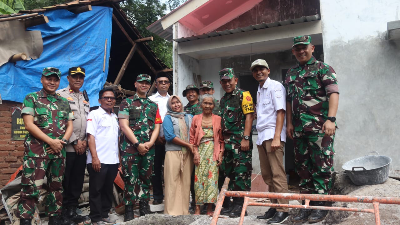 Tim Wasev Sterad Tinjau Program TMMD ke-120 di Cilegon