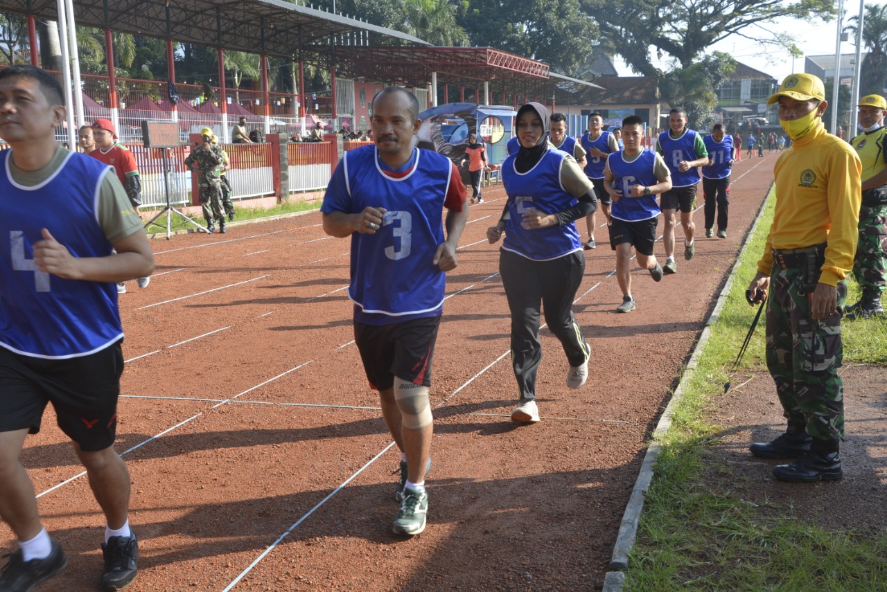 Danrem 062/TN Awasi Pelaksanaan Tes Garjas Periodik I kepada Prajurit Korem 062/Tn dan Satbalak Tahun 2021