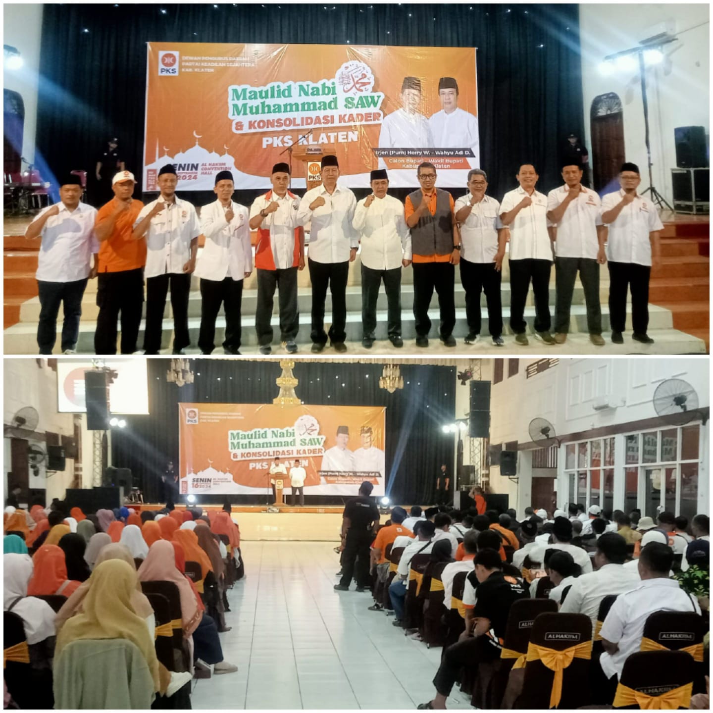 Peringatan Maulid Nabi Muhammad SAW, Hadir Ribuan Kader PKS Klaten 