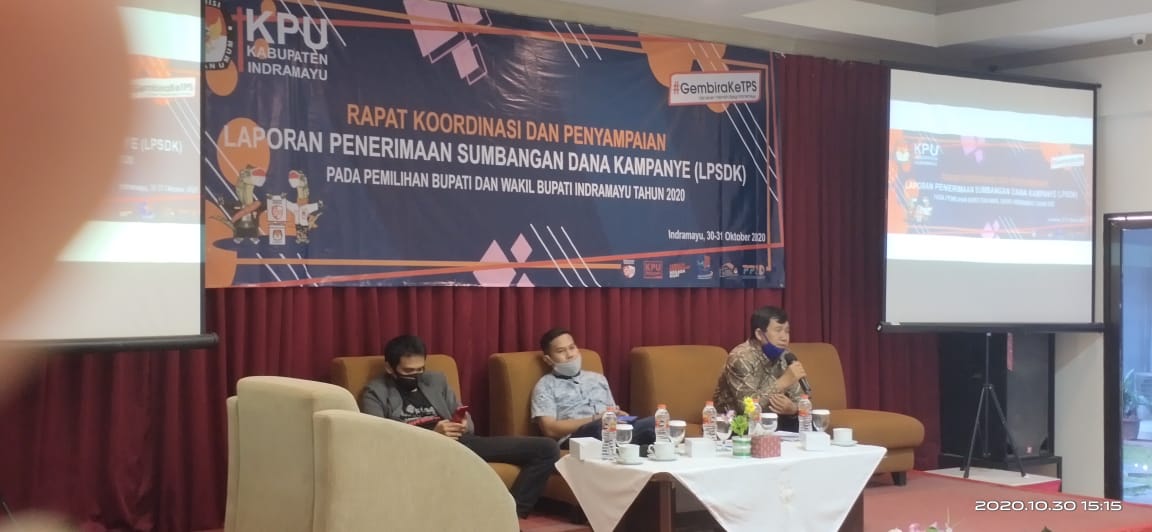 Anggaran Ratusan Juta, Rapat KPU Indramayu Dihadiri 12 Orang