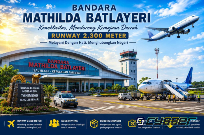 DPRD Maluku Dorong Penguatan Bandara Mathilda Batlayeri, Anos Yeremias: Kunci Konektivitas dan Masa Depan Ekonomi Maluku