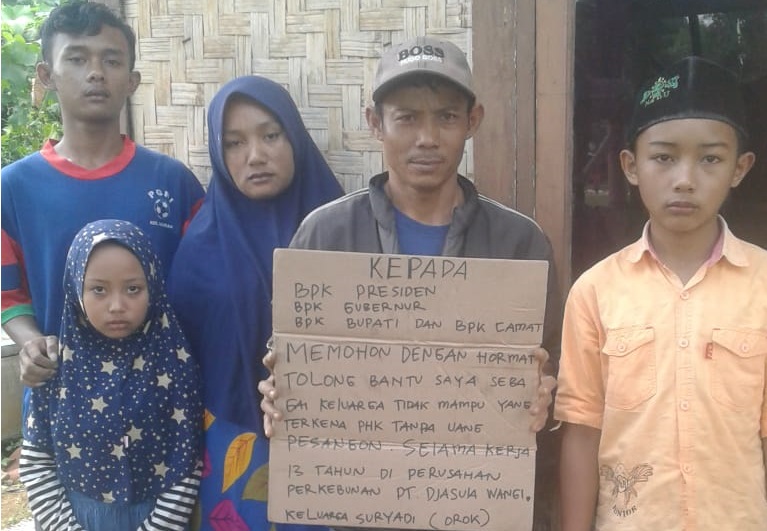 Bekerja 13 Tahun Kena PHK Tak Dapat Pesangon, Suryadi, Karyawan PT Djasulawangi Minta Bantuan Pada Presiden