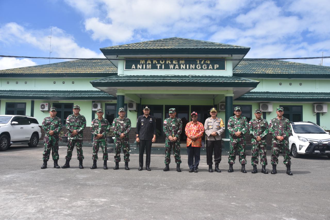 Komandan Korem 174 Merauke Terima Kunjungan Forkopimda Boven Digoel