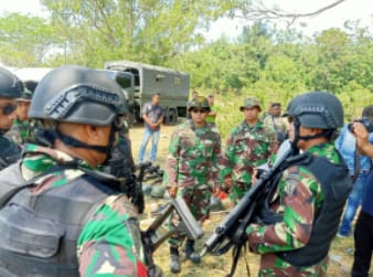 Prajurit Kipan B Yonko 469 Gelar Latihan Tembak Senjata Baru HK 636 CV untuk Meningkatkan Ketangkasan Prajurit
