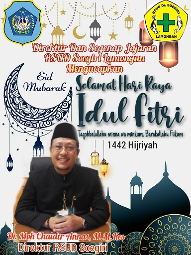 RSUD Soegiri Lamongan Mengucapkan Selamat Hari Raya Idul Fitri 1442 Hijriyah