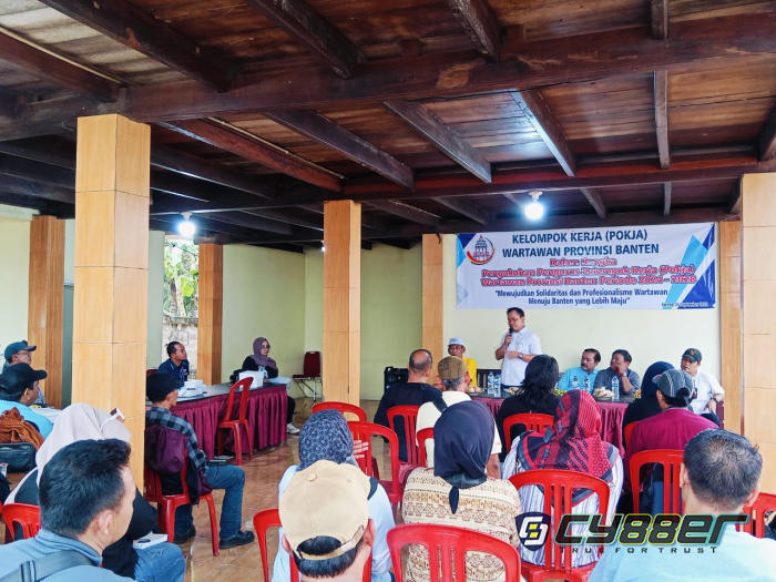 Pengukuhan Pengurus Pokja Wartawan Provinsi Banten Digelar di Villa Hubla Anyer