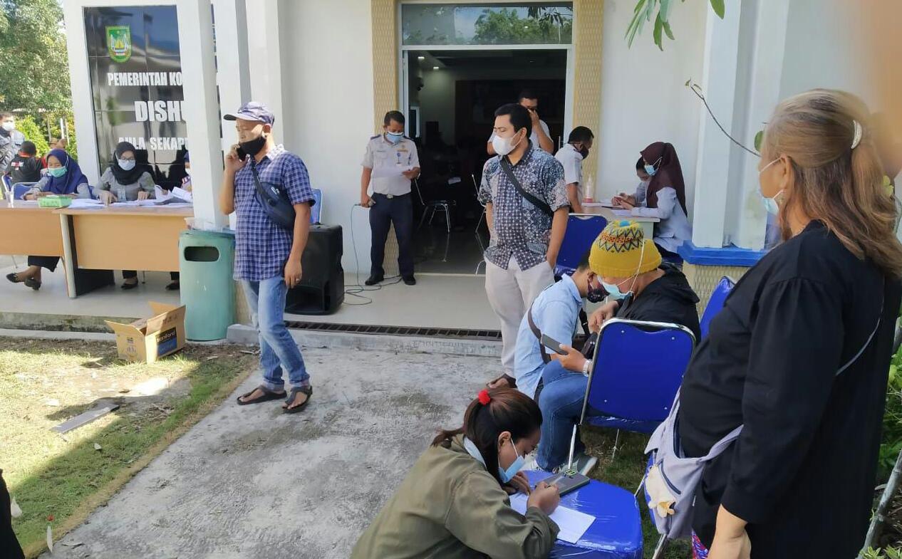 Dishub Batam Vaksinasi Tenaga Transportasi