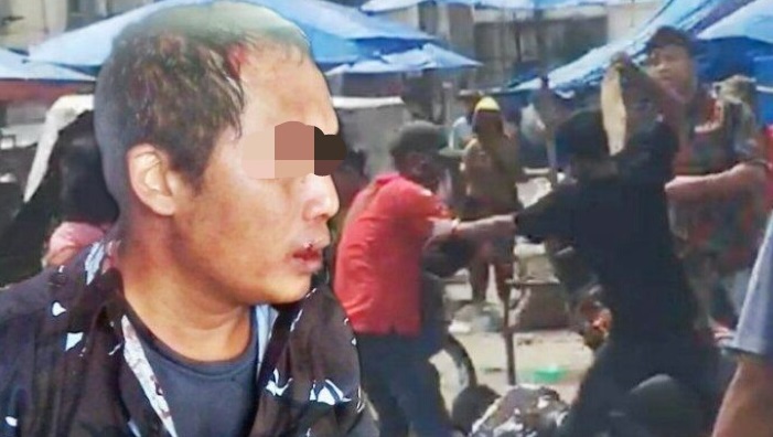 Dua Kelompok Pemuda Bentrok di Pasar Rakyat