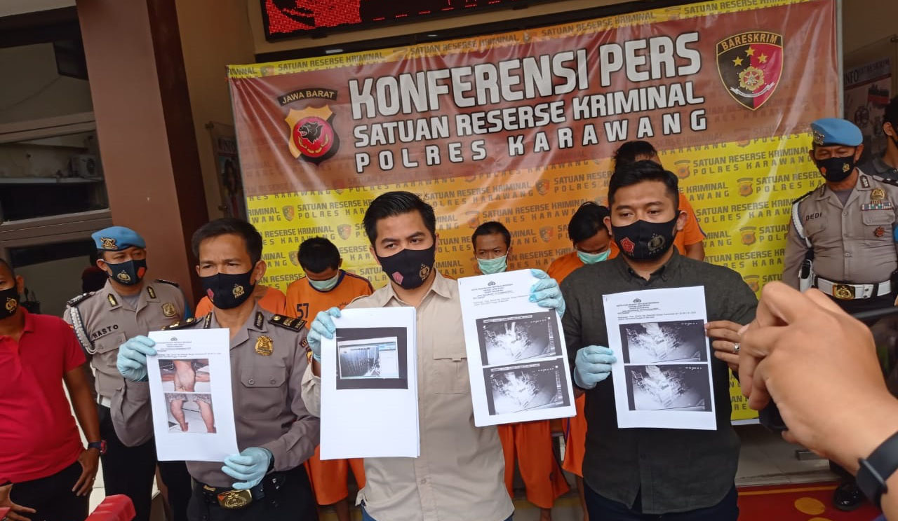 Sat Reskrim Polres Karawang Ungkap Kasus Pembobolan Mini Market di Rengasdengklok