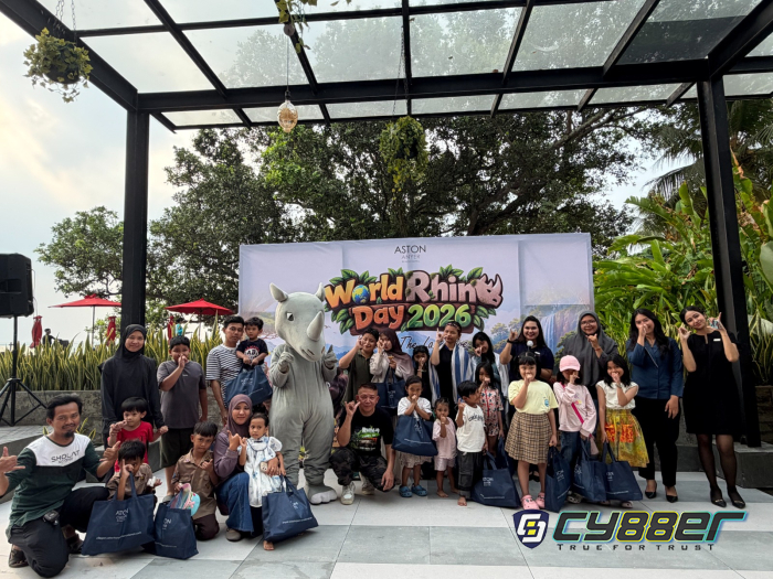 Rayakan World Rhino Day 2026, Aston Anyer Ajak Keluarga Kenali dan Lindungi Badak Jawa