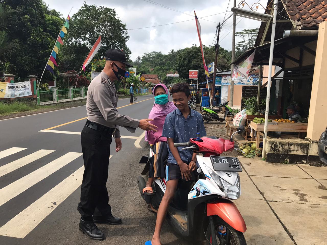 Polres Ciamis Polda Jabar Berikan Teguran dan Himbauan 3M 