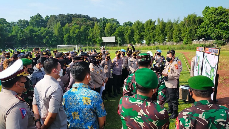 Sat Brimob Polda Jabar Siap Amankan Aksi Unjuk Rasa di Wilayah Bogor Kota
