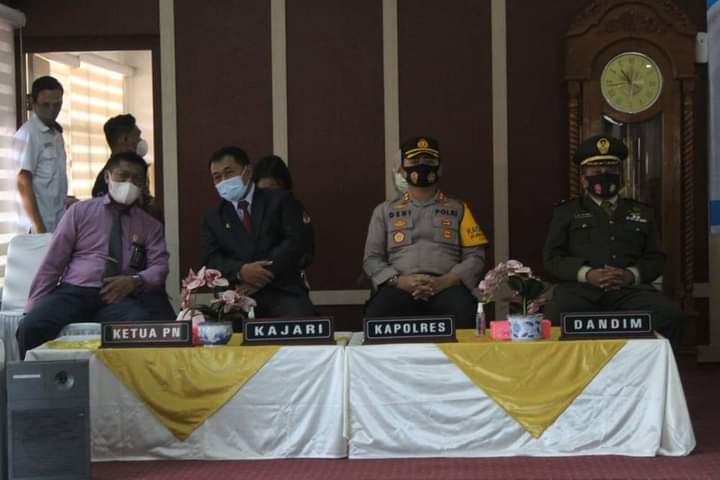 Apel Gelar Pasukan Operasi Ketupat Toba 2021 Polres Labuhan Batu
