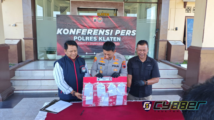 Polres Klaten Ungkap Delapan Kasus Narkotika dalam Sebulan, Sepuluh Tersangka Diamankan