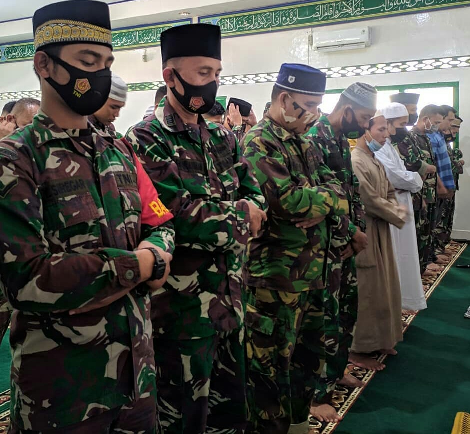 Kodim 0401/Muba Gelar Shalat Ghoib, Doakan Prajurit KRI Nanggala 402 