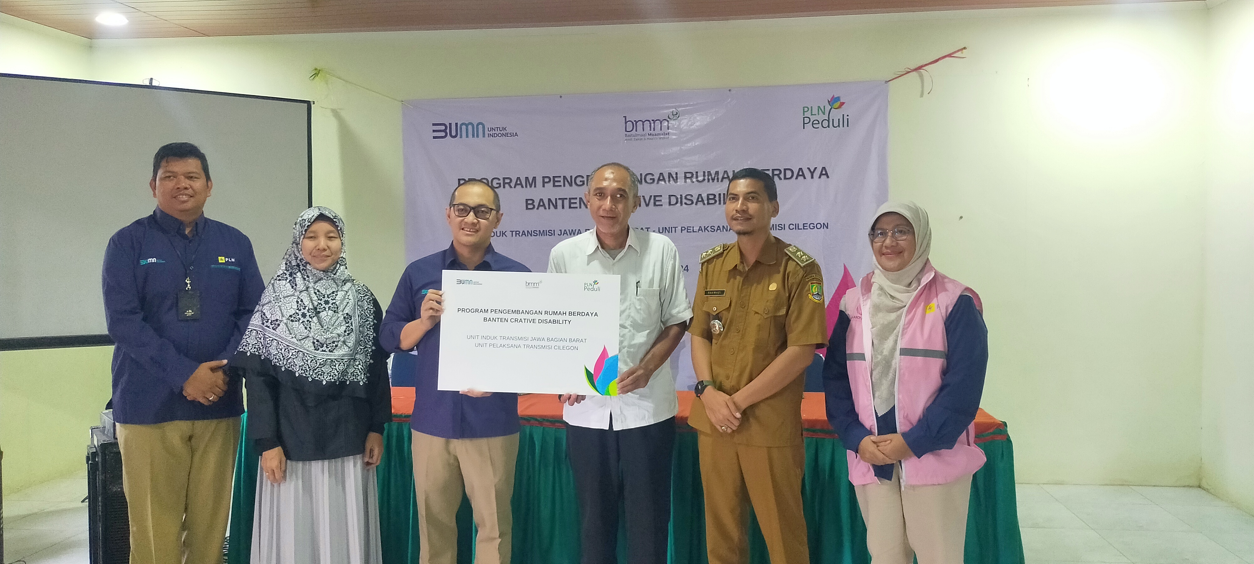 Launching Program Pengembangan Rumah Berdaya Banten Creatiive Disability Kelurahan Gerem 