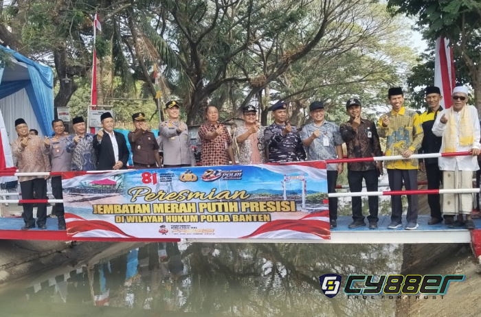 Kolaborasi BAZNAS dan Polres Cilegon Hadirkan Jembatan Merah Putih Presisi di Kadipaten