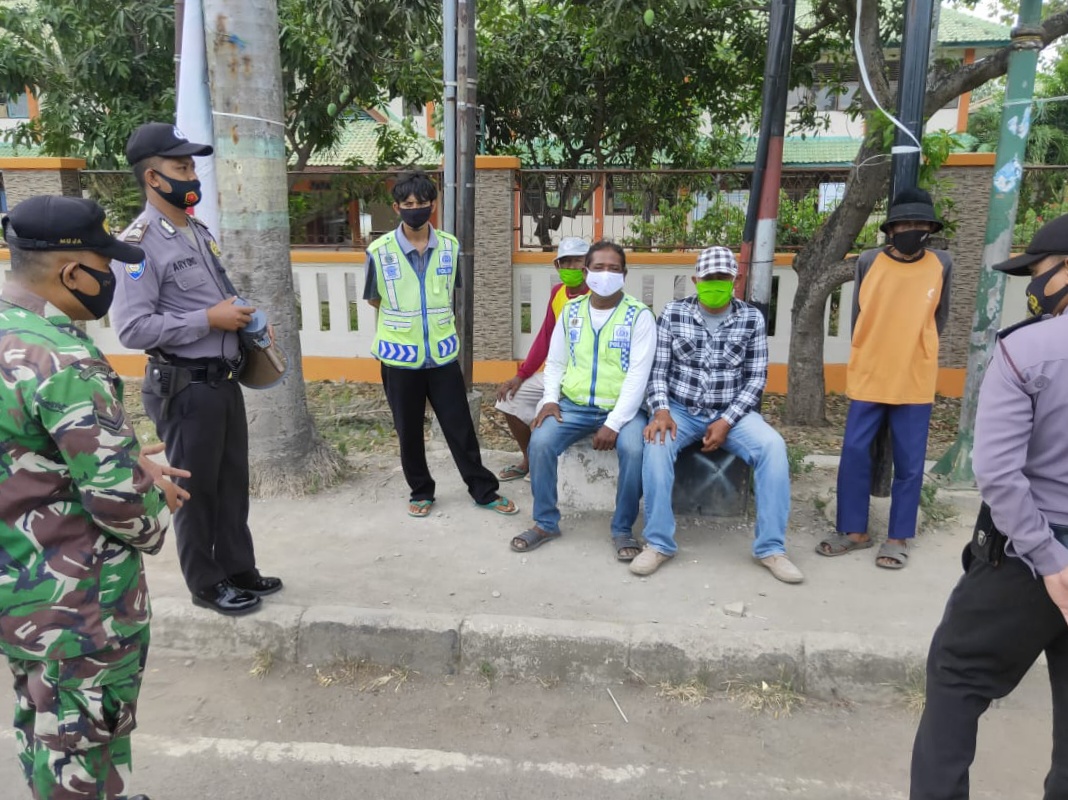 Polsek Sindang Sosialisasi Protokol Kesehatan, Untuk Terapkan 3M