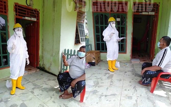 Ada Laporan Pasien Diduga Covid, Dinkes dan Puskes Wirabangun Tanggap Luncurkan Satgas 
