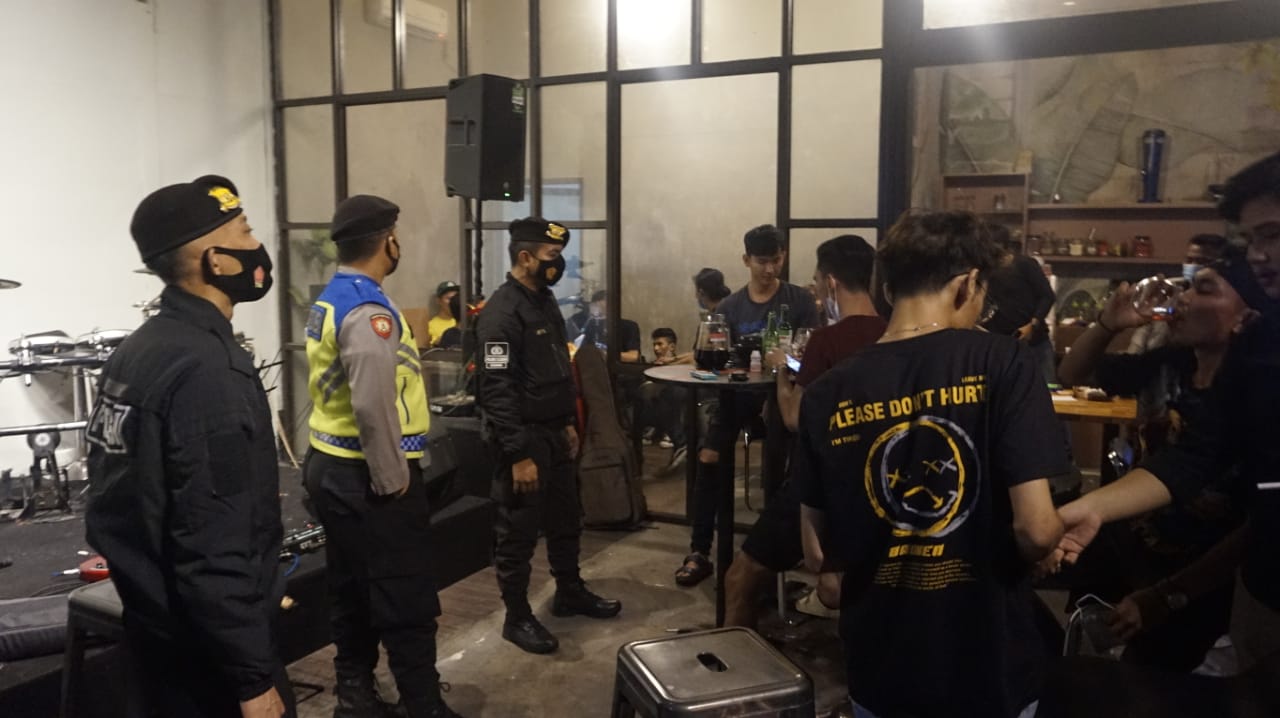 KRYD Polres Cilegon, Himbau Masyarakat Patuhi Prokes