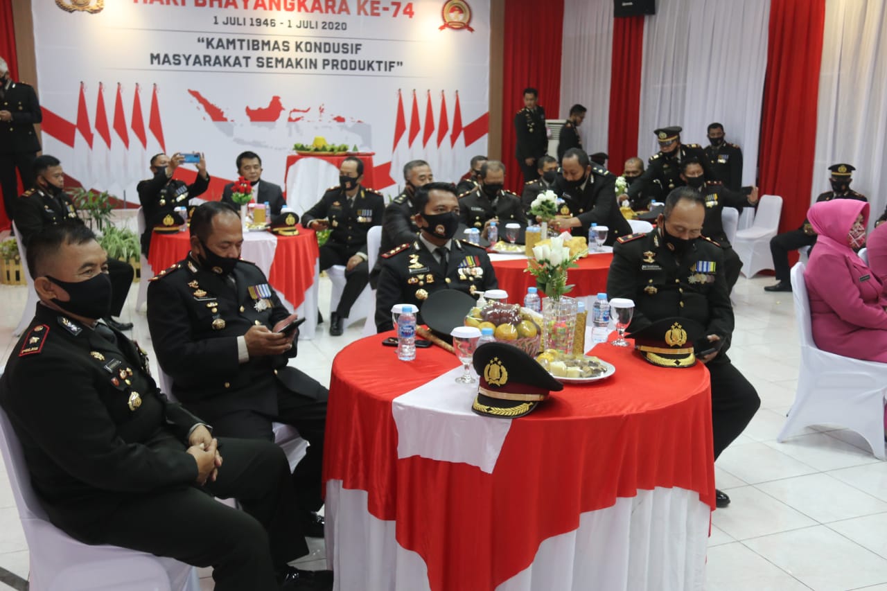 Polres Indramayu Gelar Syukuran di Hari Bhayangkara Ke-74