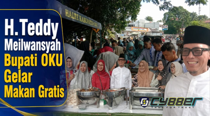 Bupati OKU Gelar Makan Bersama, Masyarakat, Masyarakat Sambut Dengan Antusias