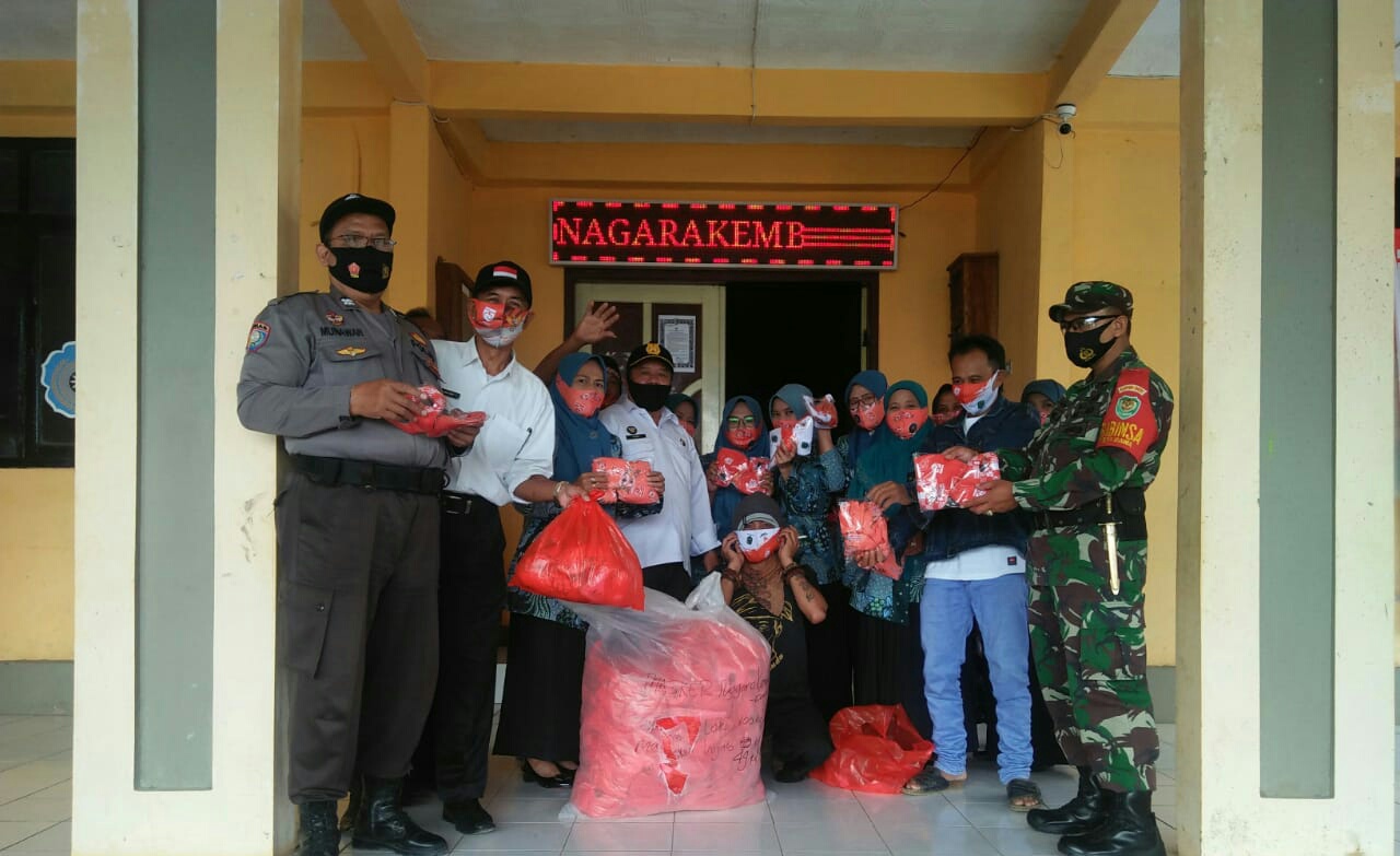Kades Nagarakembang Majalengka, Klarifikasi Pernyataan Warganya Terkait Pembagian Masker