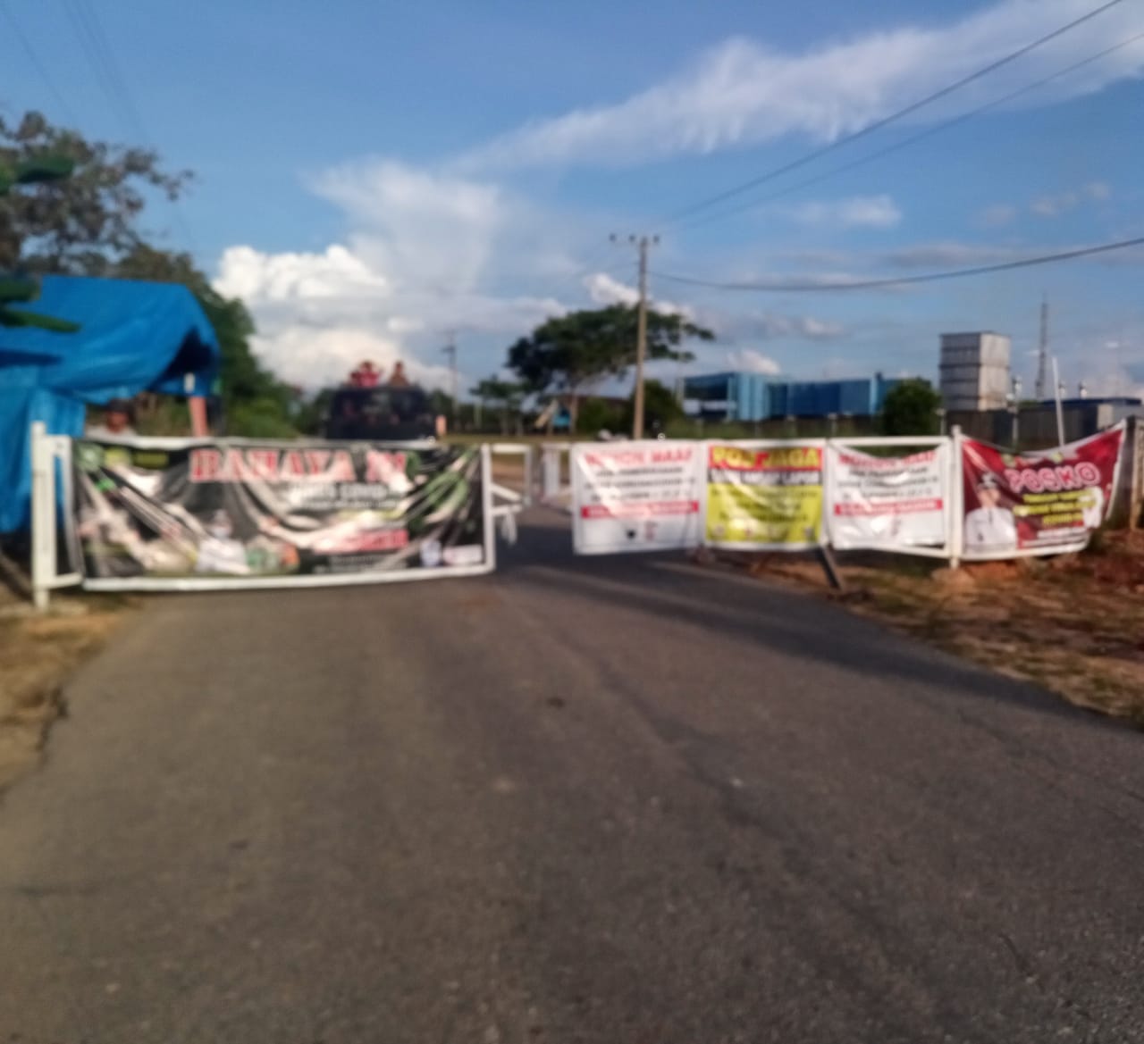Cegah Penularan Covid_19, Desa Balai Pungut Bengkalis Lakukan Pemeriksaan di Pintu Masuk Desa