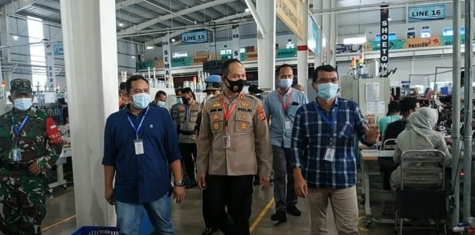 Ada apa, Kapolres Majalengka Datangi PT Shoetown?