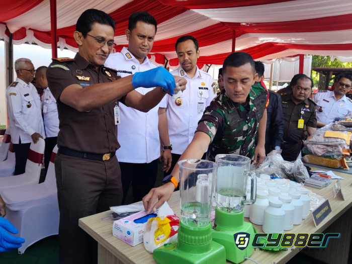 Kejari Klaten Musnahkan Barang Bukti 80 Perkara Tindak Pidana
