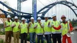 KPK Tahan 2 Tersangka Pembangunan Jembatan Waterfront City Tahun Anggaran 2015-2016 di Kampar 