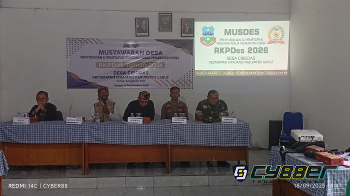 Musdes Desa Cibodas Jadi Forum Penyusunan RKPDes 2026