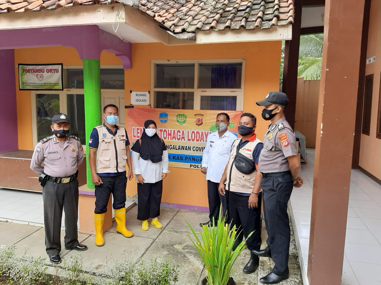 Pengecekan Kampung Tangguh Lodaya (KTL) di Wilayah Hukum Polsek Cimerak Polres Ciamis
