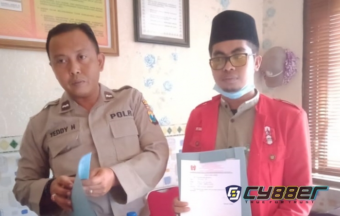 GMNI Lintar Komisariat Pamekasan Serahkan Surat Audiensi dan Dumas ke Polres Pamekasan