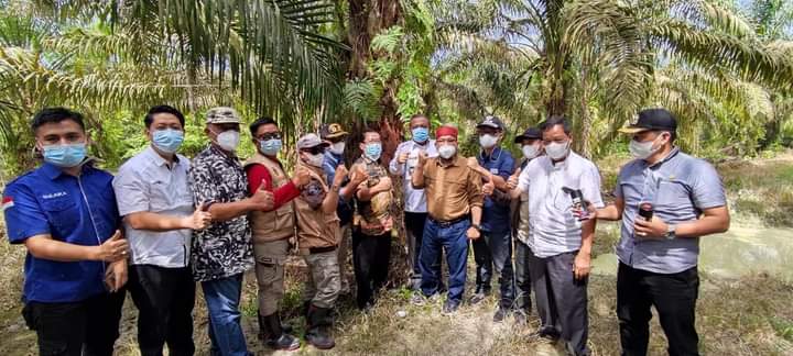 Kegiatan Pengukuran Perdana Pembebasan Pengadaan Tanah di Kabupaten Muba