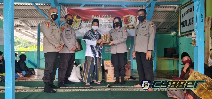 Bantuan Sembako Serdik Sespimma Angkatan 66 Jabar untuk Panti Asuhan Baitul Jannah