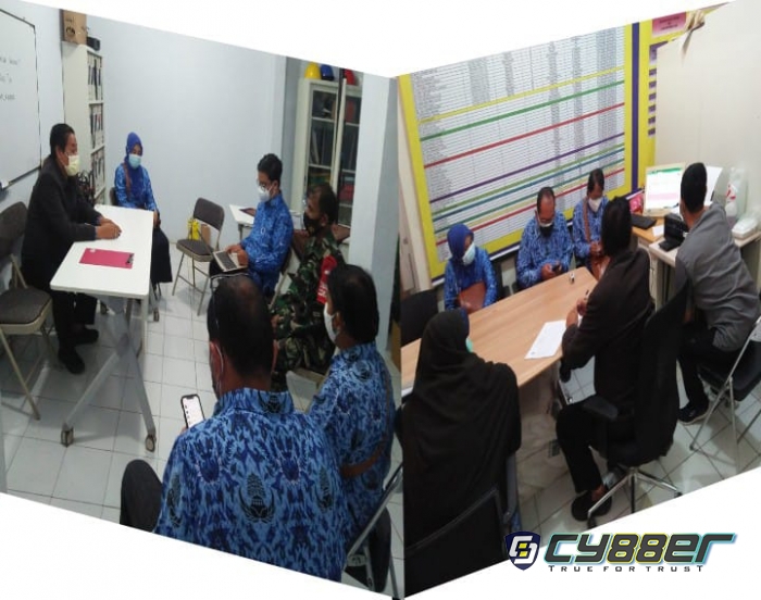 Dinas PUPR Karawang Monitoring Covid 19 di Rengasdengklok