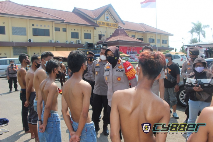 Terprovoksi Berita Hoax, Puluhan Anak di Kota Tegal Diamankan Polisi
