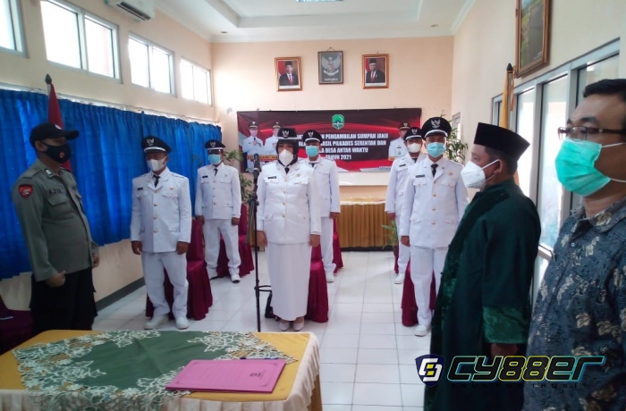 6 Kades Terpilih se Kecamatan Kasokandel, Resmi Dilantik Secara Virtual