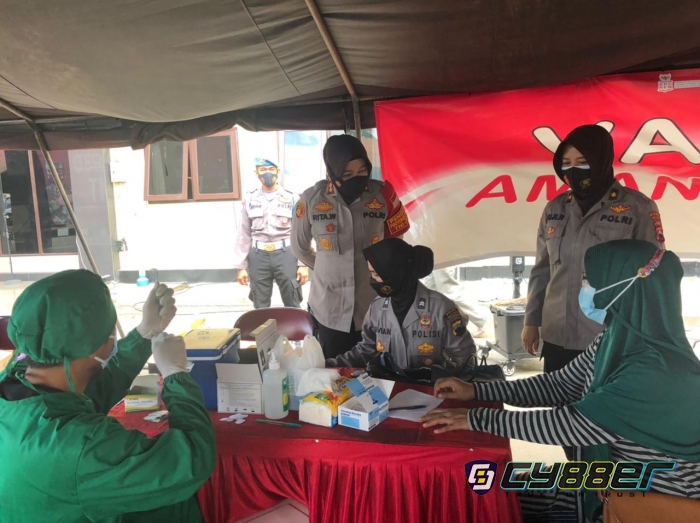 Polres Tegal Kota Dirikan Gerai Vaksin TNI-Polri untuk Masyarakat Kota dan Luar Daerah 
