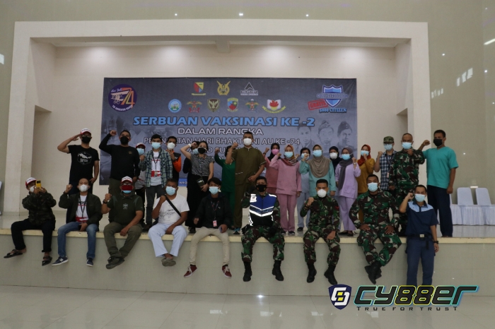 Serbuan Vaksin Lanud Sulaiman dan Pengisian Oksigen Gratis 