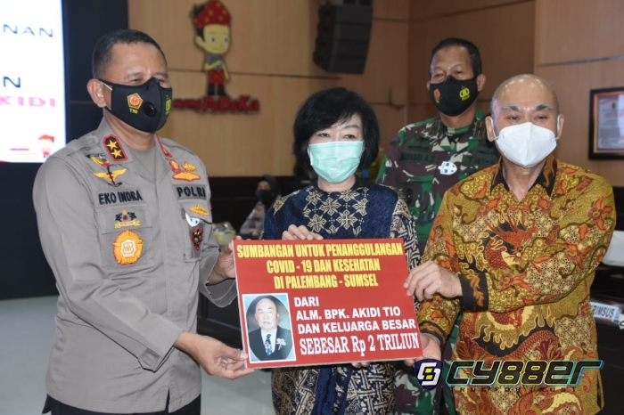 Hibah Untuk Penanganan Covid-19 di Provinsi Sumsel dari Keluarga Alm. Akidi Tio Sebesar Rp 2 T