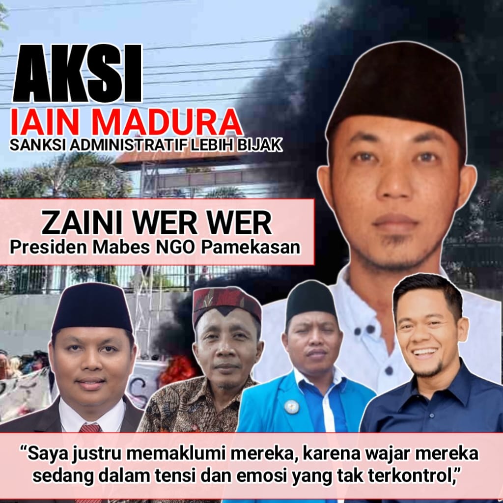 Soal Aksi Berujung Pembakaran di IAIN Madura, Begini Respon Presiden N.G.O Pamekasan