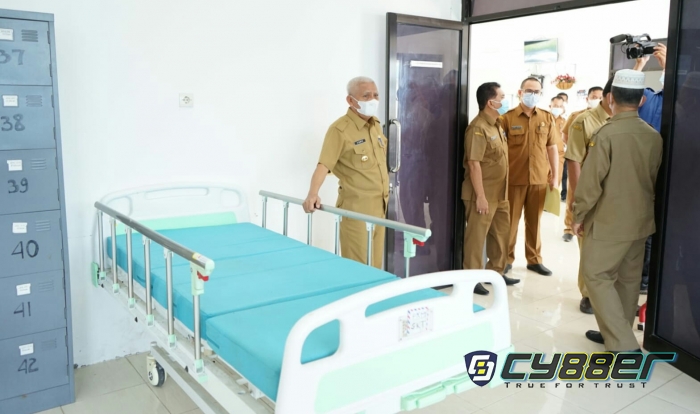 Bupati Tinjau Persiapan Gedung Isolasi Mandiri Terpadu Kabupaten Asahan